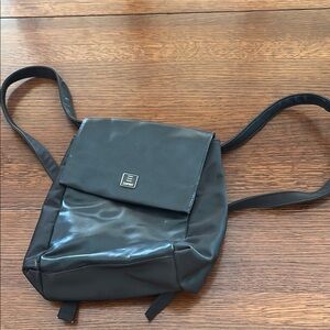 Esprit Black Leather Backpack